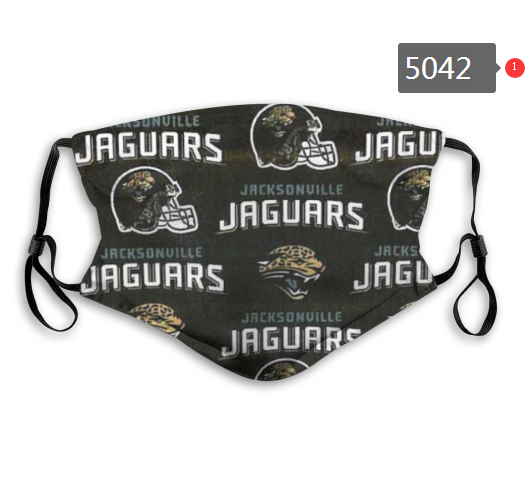 2020 NFL Jacksonville Jaguars #4 Dust mask with filter->nfl dust mask->Sports Accessory